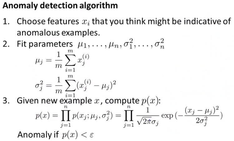 ANOMALY DETECTION BY MEANS OF MACHINE LEARNING